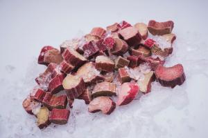 Rhubarb frozen