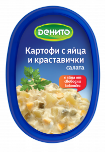 Potatoes with eggs and pickles / mayonnaise salad