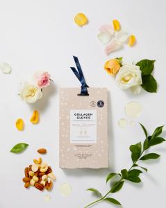 VOESH Collagen Gloves Trio with Argon Oil and Floral Extracts (Anti Ageing Hand Treatement, Soothing Hand Treatment, Intensive Handcare Treatment)