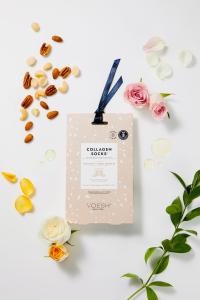 VOESH Collagen Socks Trio With Argon Oil and Floral Extract ( (Anti Ageing Footcare Treatement, Soothing Foot Treatment, Intensive Footcare Treatment)