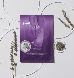 VOESH New York Peeling Socks (Intensive Foot Peel Mask, Exfoliating Peeling Socks, Luxury Footcare Products)