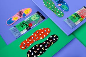 Children Aromatic Comfort Insoles Saturated with Bio-Organic Essential Oils: DAYS Kids FRESH Mint & Citrus