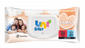 Uni Baby Family Wet Wipes 100 Pieces