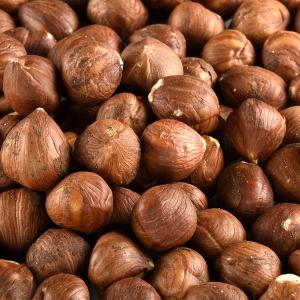 Organic hazelnuts kernels
