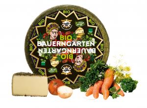 Baldauf Organic Cottage Garden - semi-hard cheese, natural, edible rind with a mixture of herbs and spices
