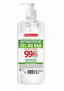 Antibacterial Hand Gel with a pump 1 L