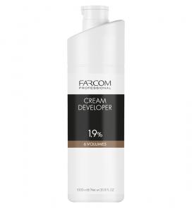 FARCOM PROFESSIONAL CREAM DEVELOPER 1000ML 10-20-30-40 vol (1.9%, 3%, 6%, 9%)