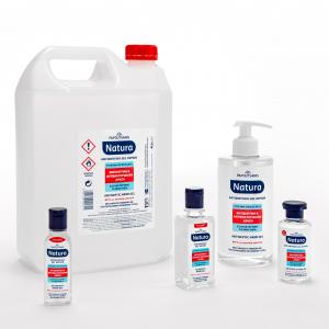 NATURA Antiseptic Gels 24ml, 60ml, 80ml, 300ml, 400ml, 500ml & 1000ml