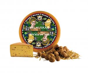 Baldauf Walnut Cheese - Semi-hard cheese, natural, edible rind