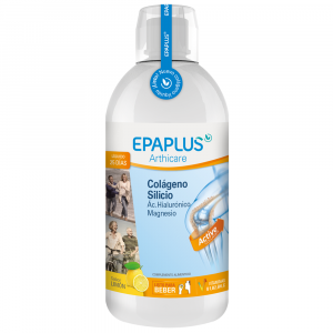EPAPLUS Arthicare--Liquid Hydrolyzed Collagen with Silicon and Hyaluronic Acid, Lemon Flavor, 25-Days Treatment, 1L