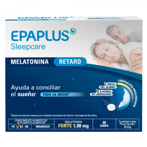 EPAPLUS Sleepcare--Extended Release Melatonin without Tryptophan, 60 Tablets x 1.98 mg