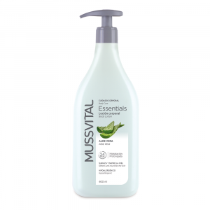 Mussvital Essentials--Aloe Vera Moisturizing Lotion,  400 ml--Prolonged Hydration, Hypoallergenic, Softens and Nourishes the Skin for 24 Hours
