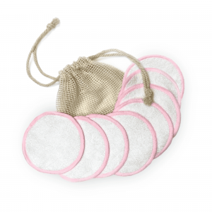 Bamboo reusable makeup remover pads