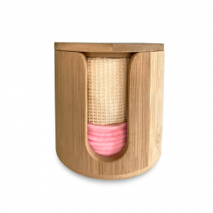 Bamboo reusable makeup remover pads and box