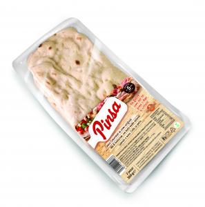 PINSA ROMANA 30x15 cm. (pinsa base-precooked- dough with particular ingredient)