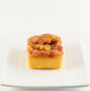 Sweet potato and onion chutney individual gratin