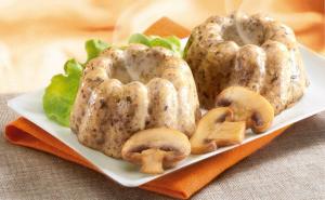 Individual Mushroom flan