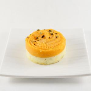 Individual Potato and sweet potato gratin