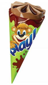 TEDI CONE CHOCOLATE ice cream with chocolate glaze