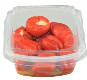 Sweet peppers stuffed with cream cheese retail pack