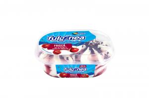 FULG DE NEA BIG TUB CREAM ice cream with SOUR CHERRY sauce 1000ml