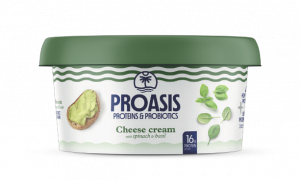 Cheese cream with spinach & basil with PROteins and PRObiotics 125g