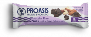 Protein bar with nuts and dark chocolate with PROteins and PRObiotics 25g or 40g