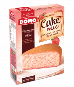 DOMO CAKE MIX STRAWBERRY 500G