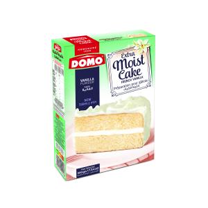 DOMO EXTRA MOIST CAKE MIX VANILLA 500G