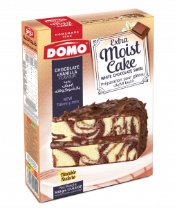 DOMO EXTRA MOIST CAKE MIX SWIRL 500G