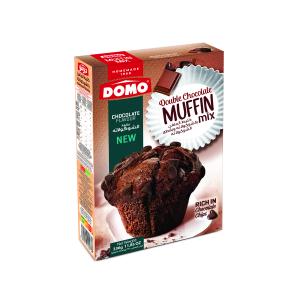 DOMO MUFFIN DOUBLE CHOCOLATE 336G