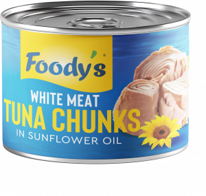 White Meat Tuna Chunks in Sunflower Oil