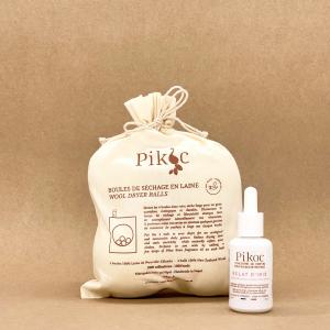 Dryer Set - Éclat d'Iris (Dryer balls + Perfume Oil)