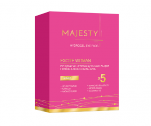 MAJESTY HYDROGEL EYE PADS EXCITE WOMAN SILVER 5 pair