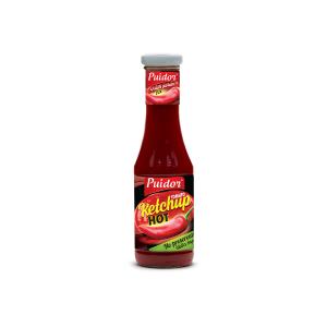 KETCHUP HOT 340G (GLASS BOTTLE)