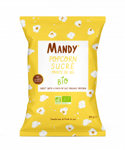 MANDY' ORGANIC - Sweet & salted popcorn