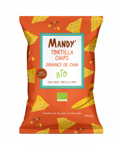 MANDY' ORGANIC - Chia seeds tortilla chips