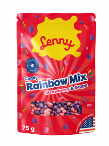 LENNY - Grape & strawberry rainbow mix