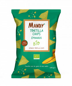 MANDY' ORGANIC - Spinach tortilla chips