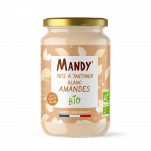 MANDY' ORGANIC - Crunchy white almond and cocoa spread