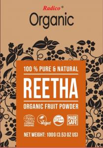 Radico Organic Reetha Powder