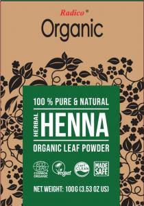 Radico Organic Herbal henna Powder