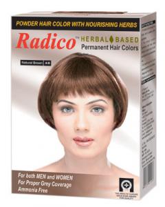 Brown - Radico Herbal Hair Color Dye