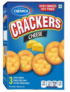 Crackers Cheese - Round shaped