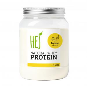 HEJ Natural Whey Protein -  450 g - Banana