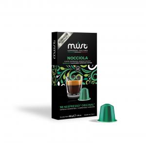 NESPRESSO ALUMINIUM COMPATIBLE CAPSULE HAZELNUT