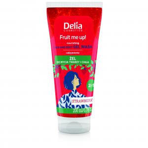 Fruit me up! Face and body cleanising gel 2in1 Strawberry scented 200ml