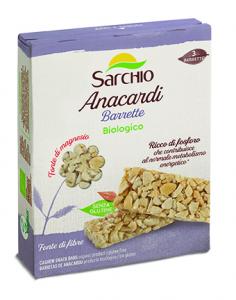 Organic cashew snack bars