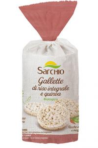 Organic rice and quinoa cakes