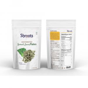 Machine Dehydrated Spinach Leaves Flakes